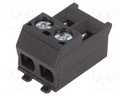 Pluggable terminal block; 5mm; ways: 2; angled 90°; plug; female