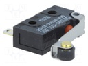 Microswitch SNAP ACTION; with lever (with roller); SPDT; Pos: 2