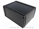 Enclosure: with panel; ALUBOS; X: 169mm; Y: 100mm; Z: 82mm; aluminium