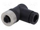 Plug; M12; PIN: 5; female; A code-DeviceNet / CANopen; for cable