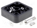 Connector: valve connector; socket; form A; 18mm; male; PIN: 4; 16A