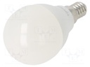 LED lamp; cool white; E14; 230VAC; 806lm; 7W; 180°; 6500K; CRImin: 80