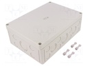 Enclosure: multipurpose; X: 180mm; Y: 254mm; Z: 90mm; TK PS; grey