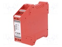 Module: safety relay; Series: CS; Mounting: DIN; -25÷55°C; 24VDC