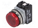 Control lamp; 30mm; NEF30; -15÷30°C; Illumin: LED,filament lamp