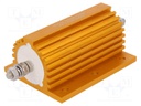 Resistor: wire-wound; with heatsink; screw; 56Ω; 250W; ±1%