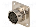Connector: circular; PT; socket; female; PIN: 6; external bayonet