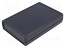 Enclosure: multipurpose; 1593; X: 75mm; Y: 110mm; Z: 25mm; ABS; black