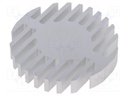 Heatsink; LED; Ø: 60mm; H: 10mm; 2.1K/W