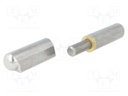 Hinge; L: 100mm; steel; Pin material: steel