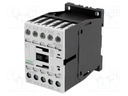 Contactor: 3-pole; Auxiliary contacts: NC; 42VAC; 12A; NO x3; 690V