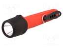 Torch: LED; 18h; Colour: orange; L: 236mm; 193g; Ø: 53mm; IP67