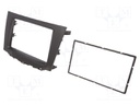 Radio mounting frame; Suzuki; 2 DIN; black