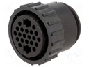 Plug; female; PIN: 22(2+20); w/o contacts; CPC Series 4; for cable