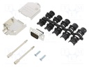 D-Sub; PIN: 9; male; shielded; straight; screw terminal; for cable
