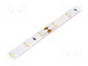 LED tape; white warm; LED/m: 60; SMD; 3014; 12V; 8mm; 120°; IP54; 6W/m