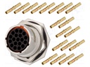 Connector: circular; Series: RT360; socket,plug; female; crimped