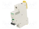 Circuit breaker; 230/400VAC; 12÷48VDC,72VDC; Inom: 2A; Poles: 1