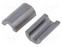 Ferrite: two-piece; on round cable; Ø: 9mm; 98Ω; A: 17.5mm; B: 28.5mm