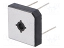 Single-phase bridge rectifier; Urmax: 400V; If: 15A; Ifsm: 300A