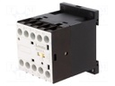 Contactor: 3-pole; NO x3; Auxiliary contacts: NC; 24VAC; 12A; DIN