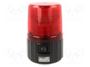 Signaller: lighting; blinking light; red; PFH-BT; IP55; Ø101x160mm