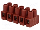 Terminal block; screw terminal; ways: 5; 2.5mm2; terminals: 10