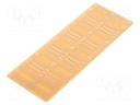 Board: universal; single sided,prototyping; W: 60mm; L: 160mm
