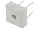 Bridge rectifier: single-phase; Urmax: 200V; If: 35A; Ifsm: 400A