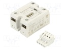 Solid State Relay, DPST-NO, 50 A, 265 VAC, Panel, Spring, Zero Crossing