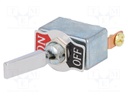 Switch: toggle; Pos: 2; SPST; OFF-ON; 50A/12VDC; Leads: M4 screws
