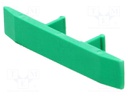 Protection; Application: ZUG-4; green; Width: 6.4mm; polyamide