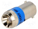 LED lamp; Colour: blue; Cap: BA9S; 24VAC; 24VDC