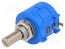 Potentiometer: shaft; multiturn; 10kΩ; 2W; ±5%; 6.35mm; linear; IP40