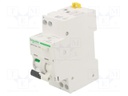 RCBO breaker; Inom: 25A; Ires: 30mA; Max surge current: 250A; DIN