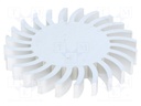 Heatsink; LED; Ø: 85mm; H: 10mm; 2.25K/W