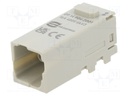 Connector: HDC; module; male; Han Modular Domino; PIN: 4; Modules: 1