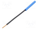 Probe tip; 32A; 1kV; blue; Tip diameter: 1.8mm; Socket size: 4mm