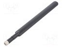 Antenna; LTE; 5dBi; Mounting: twist-on,angular; 50Ω; male,RP-SMA