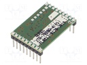 Module: RF; FM transceiver; FM,FSK; 434MHz; RS232; -100dBm; 3VDC