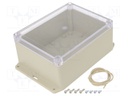 Enclosure: multipurpose; X: 125mm; Y: 165mm; Z: 75mm; Ritec; ABS; IP65