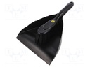 Broom and dustpan kit; ESD; black