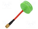 Antenna; green; 12g; SMA; 5.8GHz; 35x105mm; 50Ω; Antenna: WiFi; 3dBi