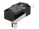 Microswitch SNAP ACTION; with lever (with roller); SPDT; Pos: 2