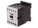 Contactor: 3-pole; NO x3; Auxiliary contacts: NO; 24VDC; 7A; DILM7