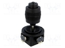 Joystick; 0÷10kΩ±5%,3- axes,FIRE function, 1 x NO contact