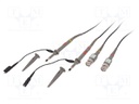 Oscilloscope probe; Band: ≤100MHz; Attenuator: 10: 1/1: 1; BNC plug