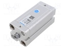 Compact cylinder; Piston diam: 25mm; Piston stroke: 50mm; 1÷10bar