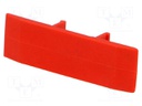 Protection; Application: ZUG-10; red; Width: 10mm; polyamide