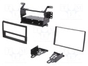 Radio mounting frame; Nissan; 1 DIN; black